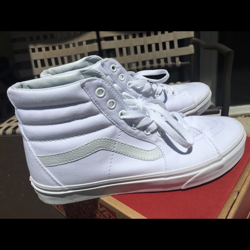 Vans Sk8 hi White Men’s: 8:5